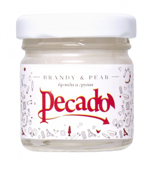 Массажная свеча Brandy   Pear - 35 мл. - Pecado - купить с доставкой в Обнинске