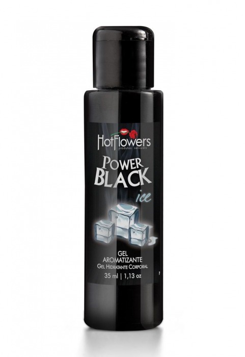 Стимулирующий гель для массажа Power Black - 35 мл. - HotFlowers - купить с доставкой в Обнинске