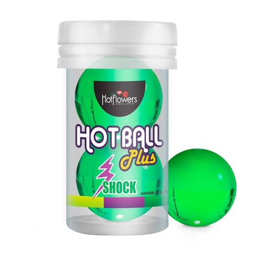 Лубрикант на силиконовой основе Hot Ball Plus с покалывающим эффектом (2 шарика по 3 гр.) - HotFlowers - купить с доставкой в Обнинске