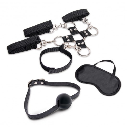 Набор для фиксации из 7 предметов Hogtie   Ball Gag Kit - Lux Fetish - купить с доставкой в Обнинске