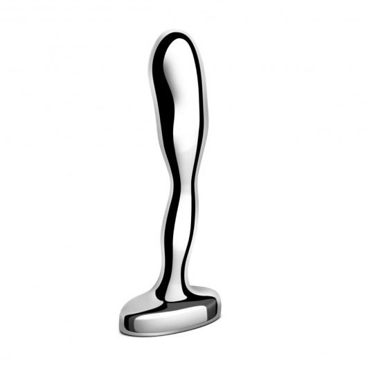 Стальной стимулятор простаты Stainless Steel Prostate Plug - 11,5 см. - b-Vibe - в Обнинске купить с доставкой