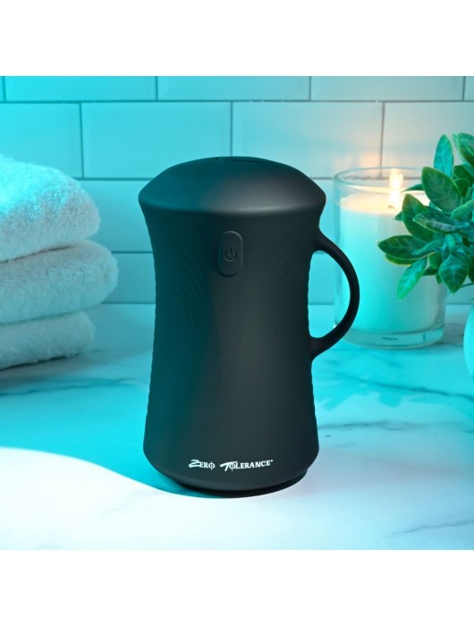 Черный вибромастурбатор с гироскопом Gyro Stroke - Zero Tolerance - в Обнинске купить с доставкой