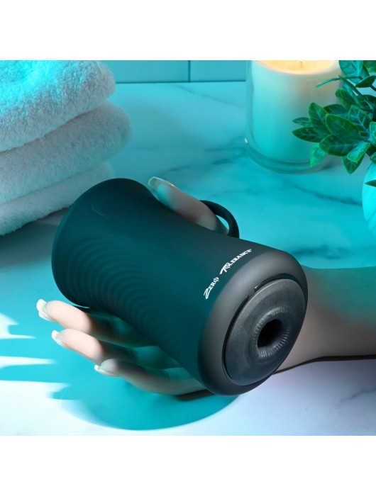 Черный вибромастурбатор с гироскопом Gyro Stroke - Zero Tolerance - в Обнинске купить с доставкой