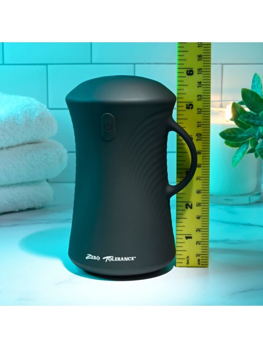 Черный вибромастурбатор с гироскопом Gyro Stroke - Zero Tolerance - в Обнинске купить с доставкой