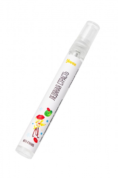 Охлаждающе-возбуждающий оральный спрей «Ледяная страсть» со вкусом мяты и ванили - 10 мл. - ToyFa - купить с доставкой в Обнинске