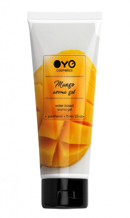 Лубрикант на водной основе OYO Aroma Gel Mango с ароматом манго - 75 мл. - OYO - купить с доставкой в Обнинске