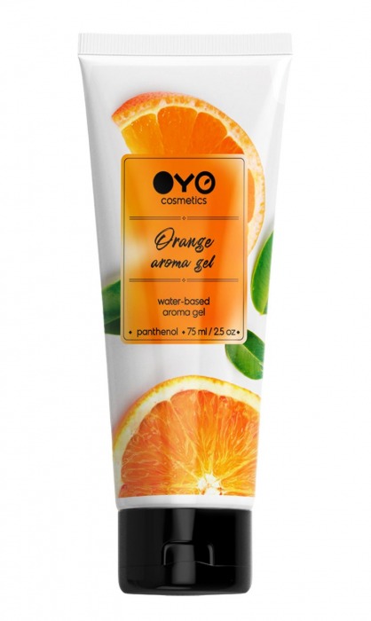 Лубрикант на водной основе OYO Aroma Gel Orange с ароматом апельсина - 75 мл. - OYO - купить с доставкой в Обнинске