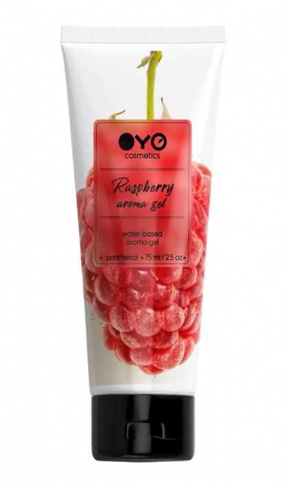 Лубрикант на водной основе OYO Aroma Gel Raspberry с ароматом малины - 75 мл. - OYO - купить с доставкой в Обнинске