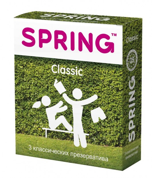 Классические презервативы SPRING CLASSIC - 3 шт. - SPRING - купить с доставкой в Обнинске