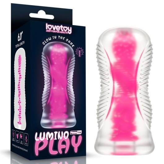 Светящийся в темноте мастурбатор 6.0 Lumino Play Masturbator - Lovetoy - в Обнинске купить с доставкой