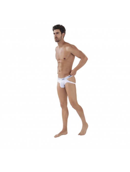 Белые мужские трусы-джоки Venture Jockstrap - Clever Masculine Underwear купить с доставкой