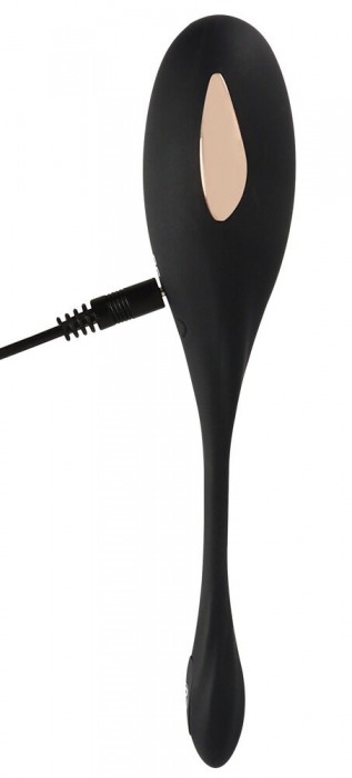 Черное виброяйцо RC Vibrating E-Stim Love Ball с электростимуляцией - Orion - купить с доставкой в Обнинске