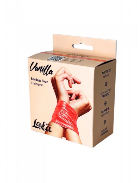 Красная бондажная лента Endorphin - Lola Games - купить с доставкой в Обнинске