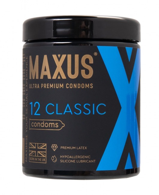 Классические презервативы MAXUS Classic - 12 шт. - Maxus - купить с доставкой в Обнинске