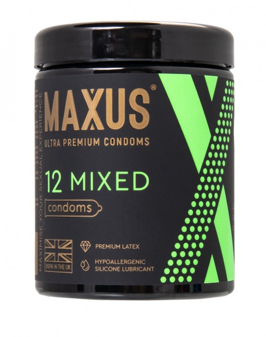 Презервативы MAXUS Mixed - 12 шт. - Maxus - купить с доставкой в Обнинске