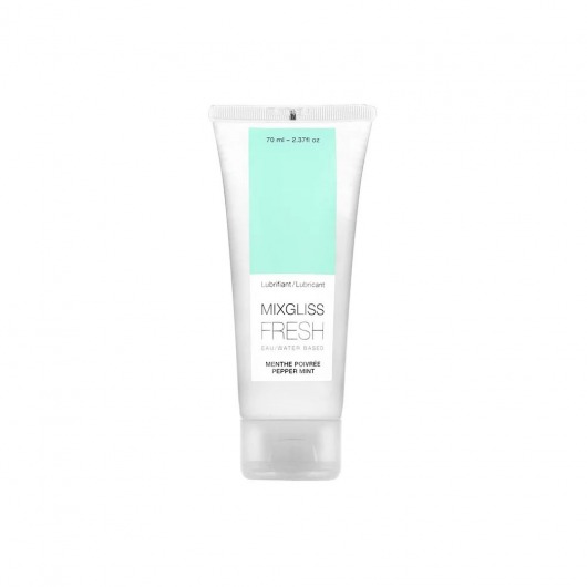 Лубрикант с охлаждающим эффектом Mixgliss Fresh Pepper Mint - 70 мл. - Strap-on-me - купить с доставкой в Обнинске