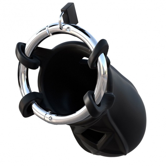 Черный замок верности Extreme Silicone Cock Blocker - Pipedream - купить с доставкой в Обнинске
