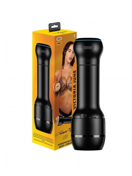 Мастурбатор-ротик с интерактивной насадкой PowerBlow   FeelVictoria Mouth - Kiiroo - в Обнинске купить с доставкой