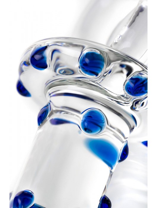 Стеклянная прозрачная втулка с кольцом - 13,5 см. - Sexus