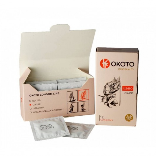 Презервативы OKOTO Classic - 12 шт. - Sitabella - купить с доставкой в Обнинске