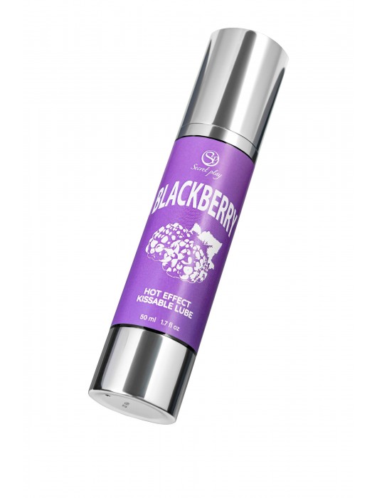 Массажное масло 2-в-1 Blackberry Hot Effect с разогревающим эффектом и вкусом ежевики - 50 мл. - Secret Play - купить с доставкой в Обнинске