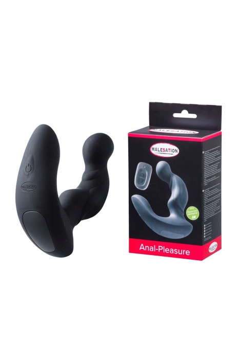 Черный стимулятор простаты Anal-Pleasure - MALESATION - в Обнинске купить с доставкой