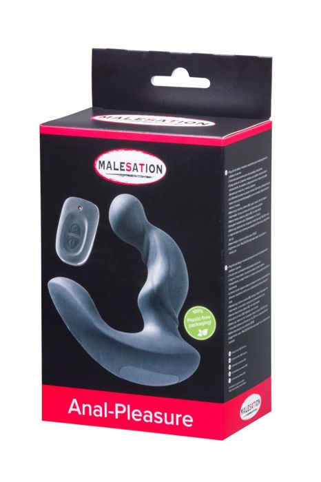 Черный стимулятор простаты Anal-Pleasure - MALESATION - в Обнинске купить с доставкой