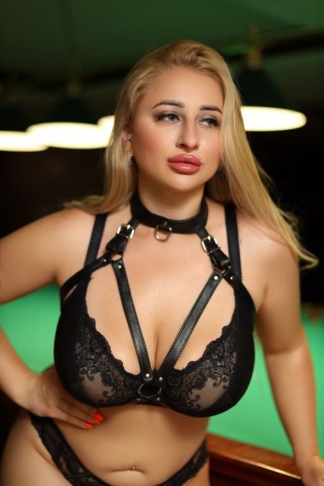 Черная кожаная сбруя с ошейником plus size из нежной кожи - БДСМ Арсенал - купить с доставкой в Обнинске