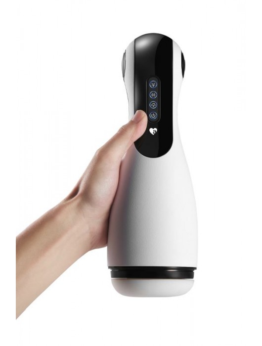 Белый инновационный мастурбатор Good night с имитацией орального секса - Amovibe - в Обнинске купить с доставкой