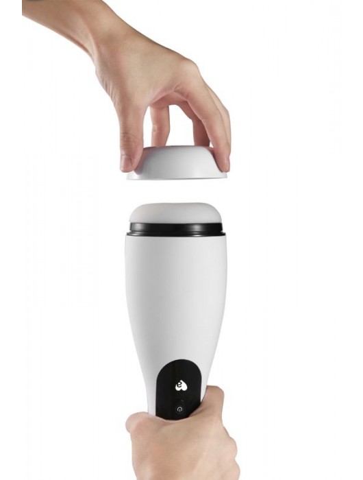 Белый инновационный мастурбатор Good night с имитацией орального секса - Amovibe - в Обнинске купить с доставкой