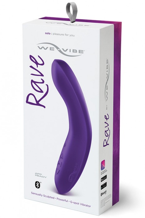 Фиолетовый вибромассажёр We Vibe Rave Purple - 19,3 см. - We-vibe