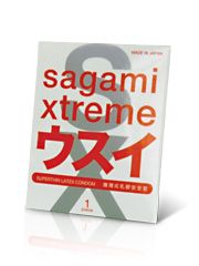 Ультратонкий презерватив Sagami Xtreme SUPERTHIN - 1 шт. - Sagami - купить с доставкой в Обнинске