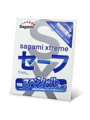 Презерватив Sagami Xtreme Ultrasafe с двойным количеством смазки - 1 шт. - Sagami - купить с доставкой в Обнинске