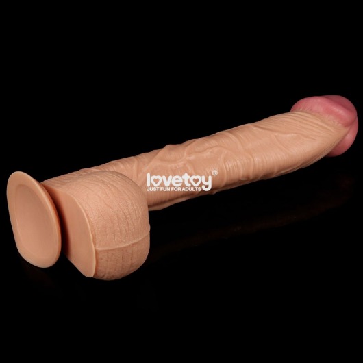 Гигантский фаллоимитатор на присоске - 30,5 см. - Lovetoy