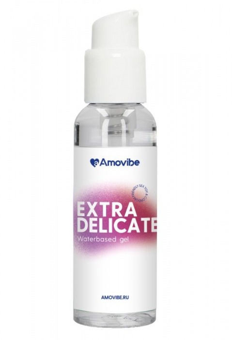 Гель на водной основе Amovibe Extra Delicate - 100 мл. - Amovibe - купить с доставкой в Обнинске