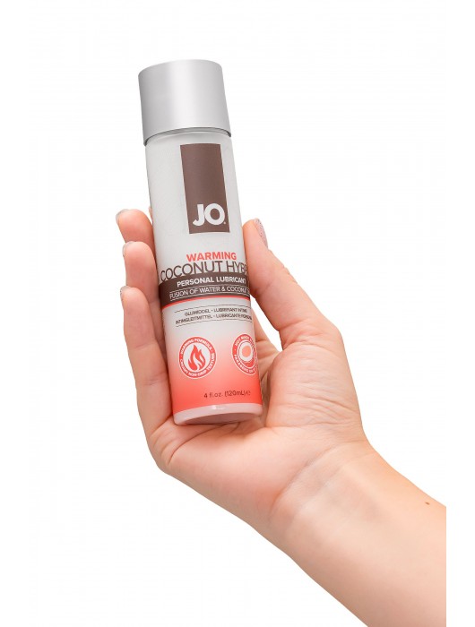 Водно-масляный лубрикант с разогревающим эффектом Hybrid Lubricant WARMING - 120 мл. - System JO - купить с доставкой в Обнинске