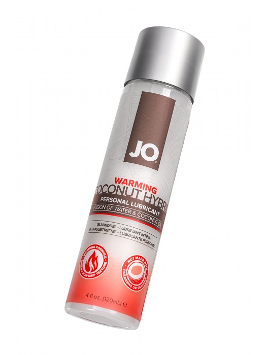 Водно-масляный лубрикант с разогревающим эффектом Hybrid Lubricant WARMING - 120 мл. - System JO - купить с доставкой в Обнинске
