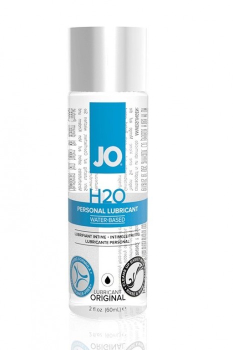 Нейтральный лубрикант на водной основе JO Personal Lubricant H2O - 60 мл. - System JO - купить с доставкой в Обнинске