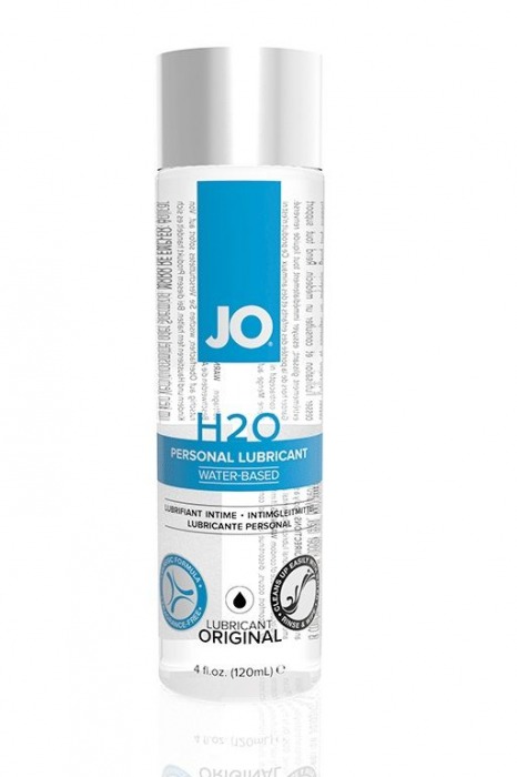 Нейтральный лубрикант на водной основе JO Personal Lubricant H2O - 120 мл. - System JO - купить с доставкой в Обнинске