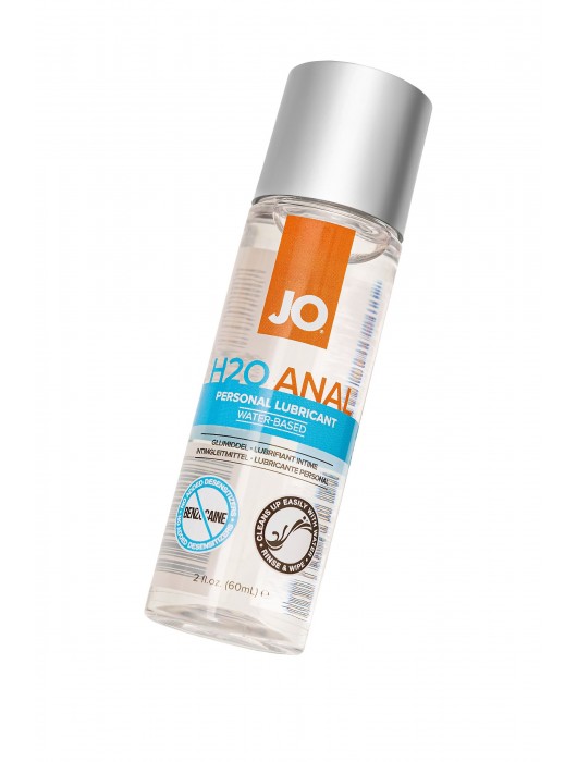 Анальный лубрикант на водной основе JO Anal H2O - 60 мл. - System JO - купить с доставкой в Обнинске