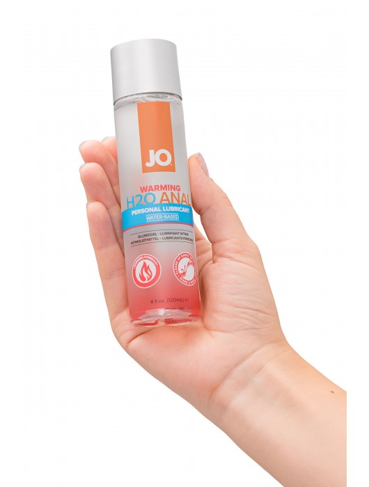 Анальный согревающий лубрикант на водной основе JO Anal H2O Warming - 120 мл. - System JO - купить с доставкой в Обнинске