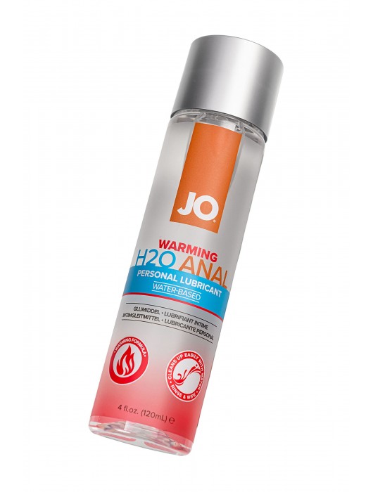 Анальный согревающий лубрикант на водной основе JO Anal H2O Warming - 120 мл. - System JO - купить с доставкой в Обнинске