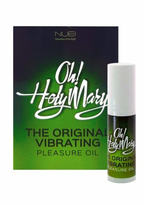 Масло унисекс с эффектом вибрации Oh! Holy Mary - 6 мл. - Nuei cosmetics - купить с доставкой в Обнинске