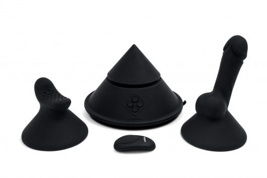 Конусный вибромассажер Cowgirl Cone с 2 насадками - CowGirl - купить с доставкой в Обнинске