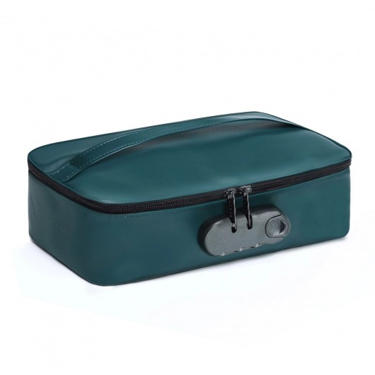 Зеленая сумочка для хранения игрушек Discreet Box - Dorcel - купить с доставкой в Обнинске