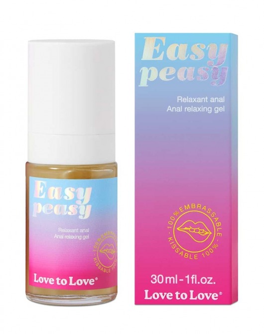 Анальный расслабляющий гель Easy Peasy - 30 мл. - Love to Love - купить с доставкой в Обнинске