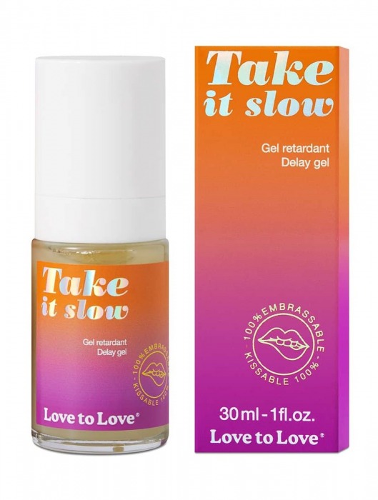 Пролонгирующий гель для мужчин Take It Slow - 30 мл. - Love to Love - купить с доставкой в Обнинске
