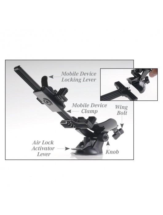 Перезаряжаемый мастурбатор-вагина с держателем для мобильных устройств Extreme Toyz Me - Pipedream - в Обнинске купить с доставкой