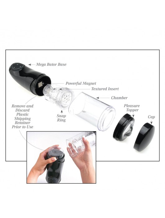 Перезаряжаемый мастурбатор-вагина с держателем для мобильных устройств Extreme Toyz Me - Pipedream - в Обнинске купить с доставкой