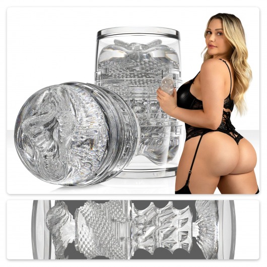 Прозрачный двусторонний мастурбатор Fleshlight Quickshot Mia Malkova - Fleshlight - в Обнинске купить с доставкой